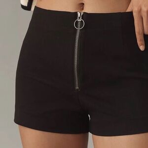 Anthropologie Black High Waist Shorts